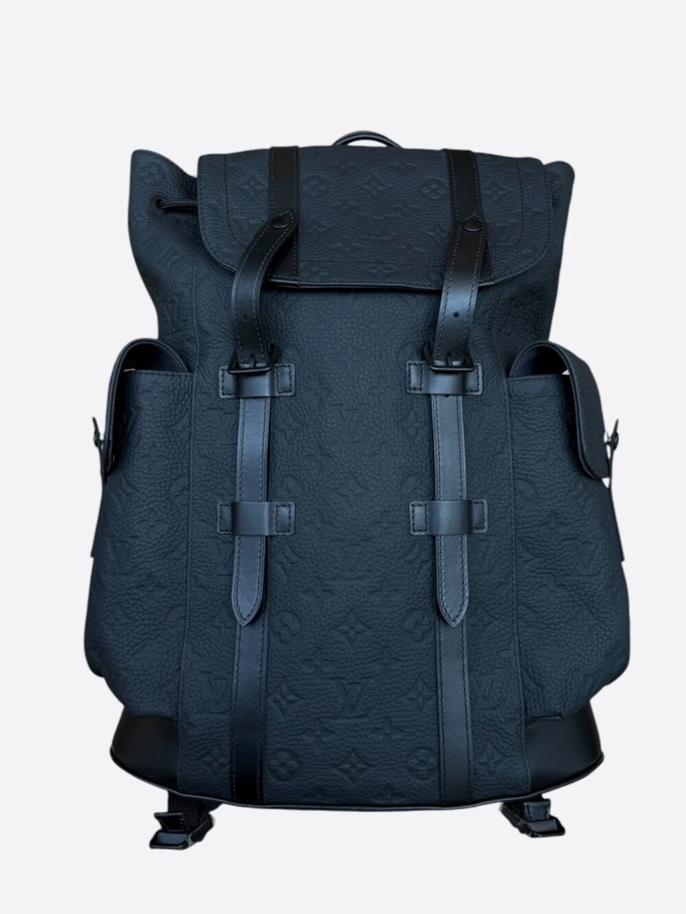 Louis Vuitton Black Taurillon Monogram Christopher Backpack